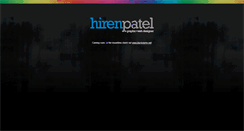 Desktop Screenshot of hirenpatel.com